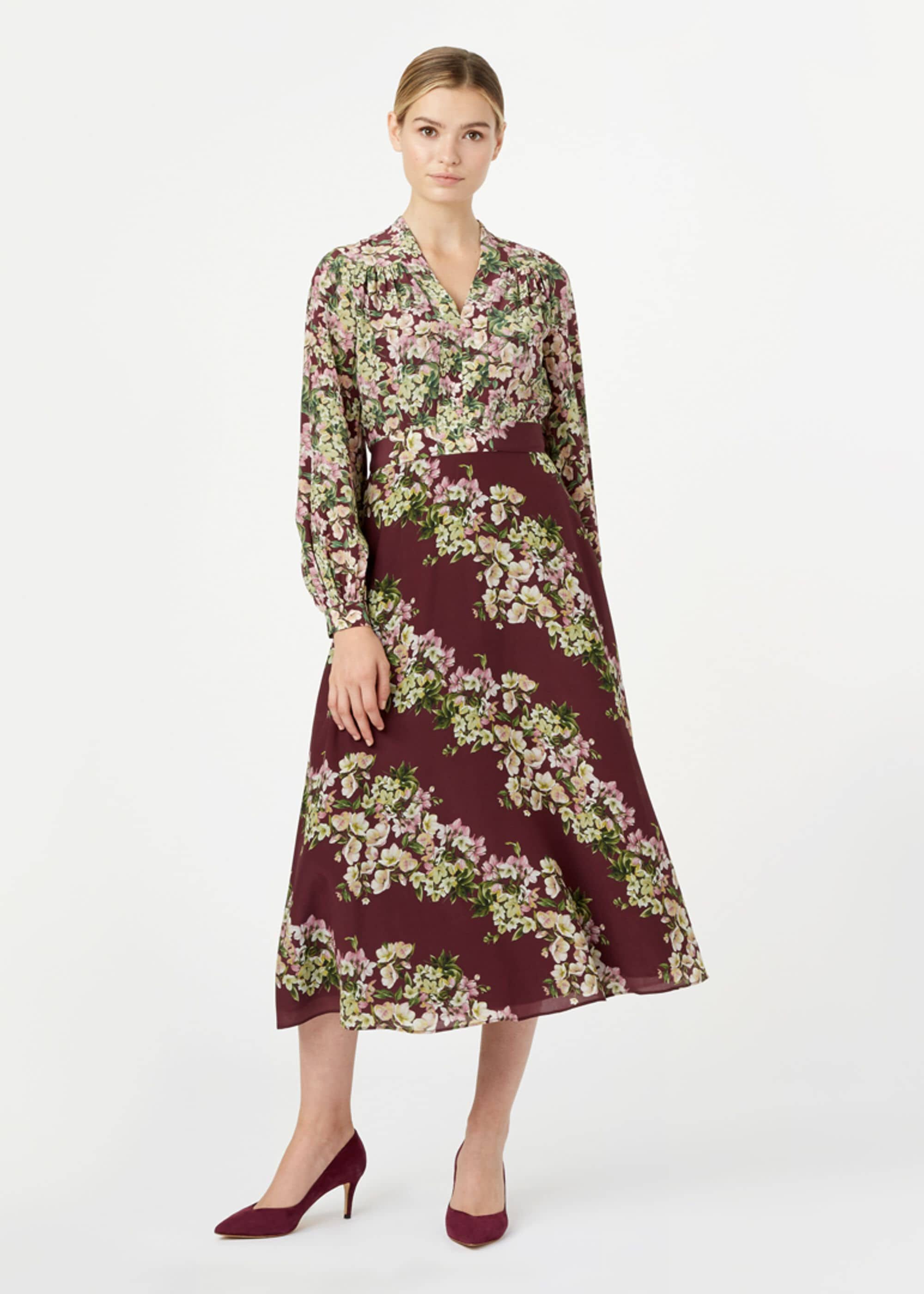 hobbs silk dress