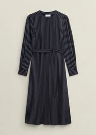 Finley Dress, Navy Ivory, hi-res