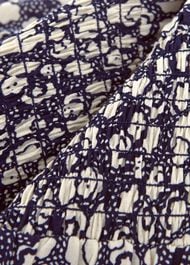 Fenton Dress, Navy Buttrcream, hi-res