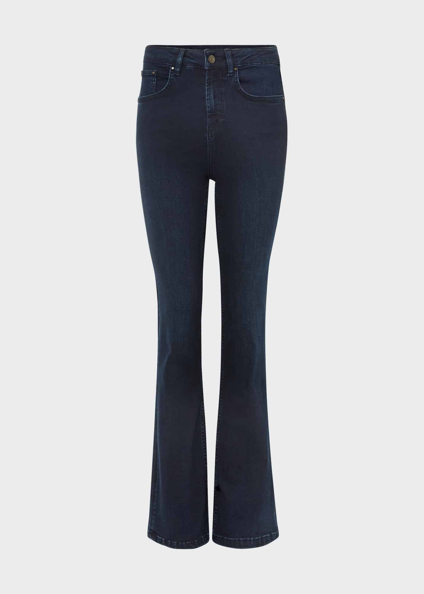 【mnem】indigo bootcut denim Indigo Boot Cut Jean - Evelie Blu Boutique