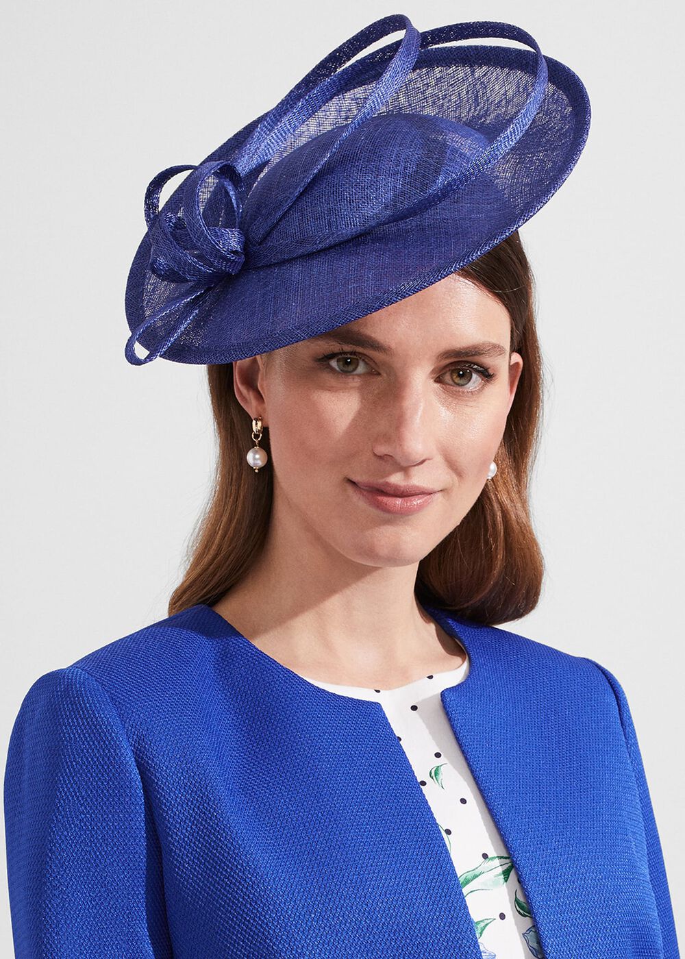 Shona Fascinator, Cobalt, hi-res