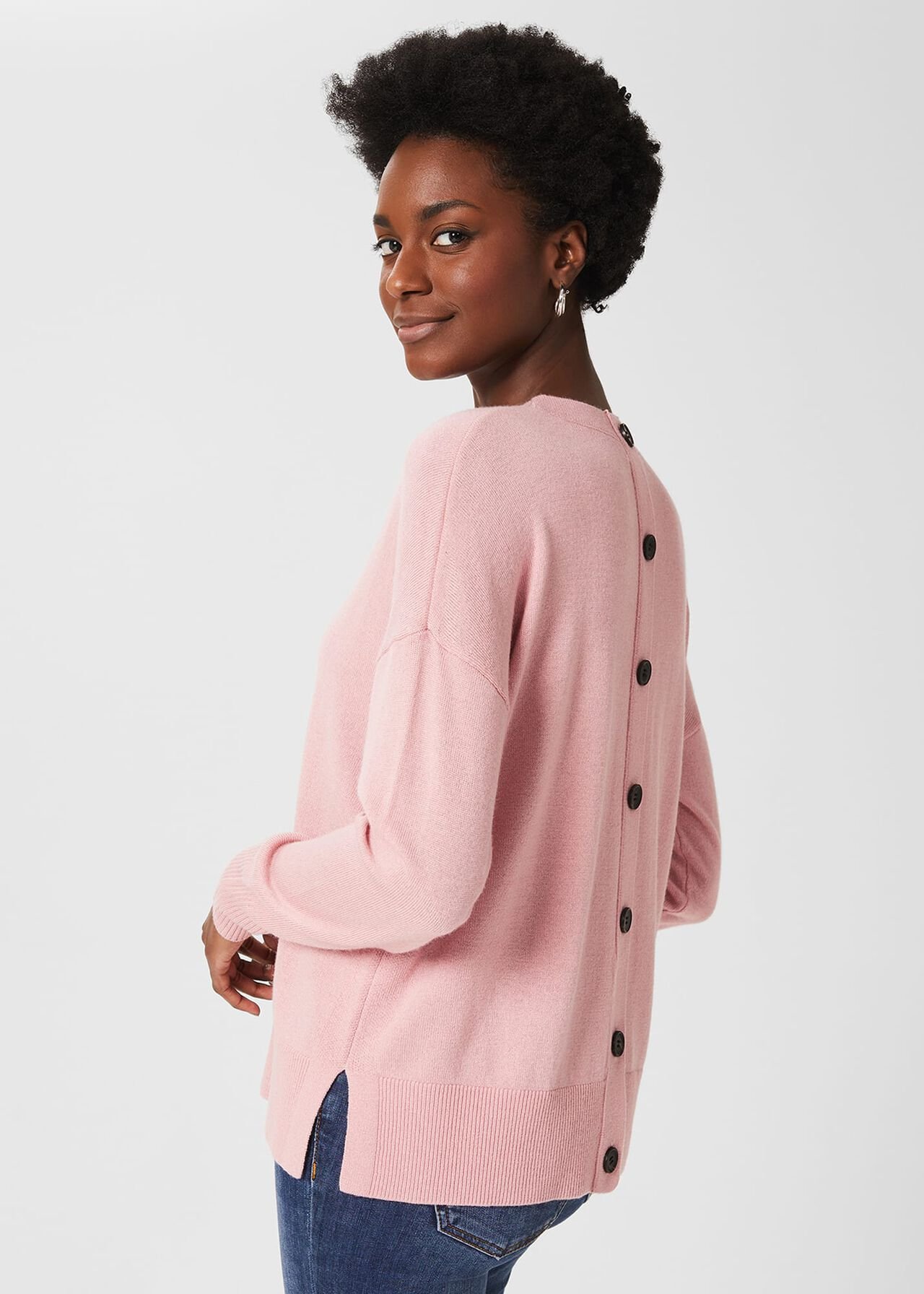 Lydia Sweater, Pastel Pink, hi-res