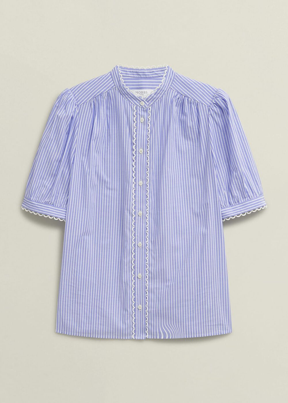 Charley Blouse, Blue Ivory, hi-res