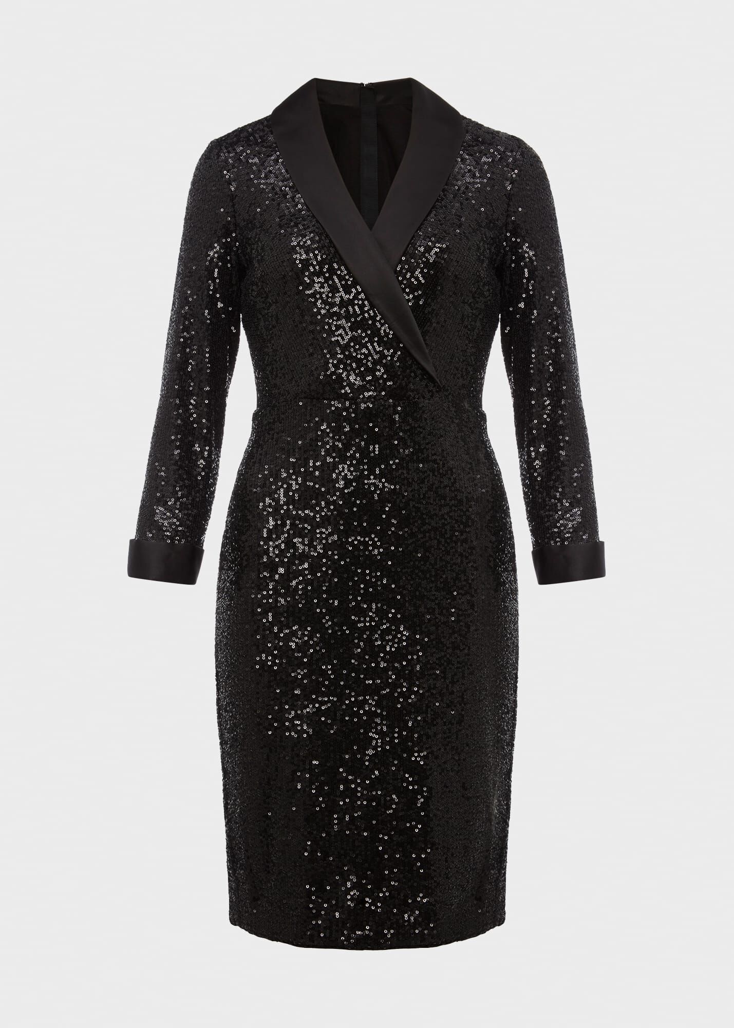 Carys Sequin Tux Dress Hobbs AU