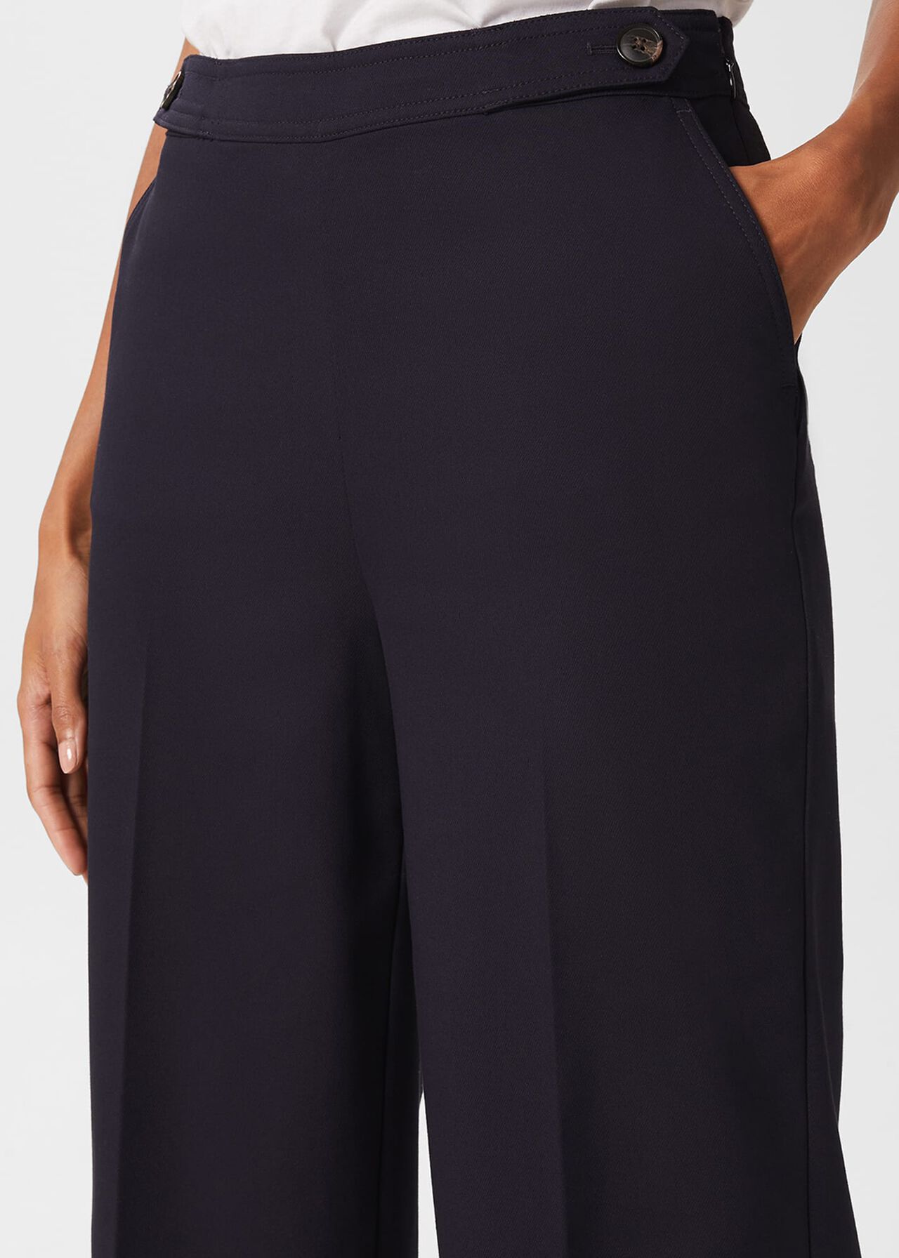 Samina Trousers, Navy, hi-res