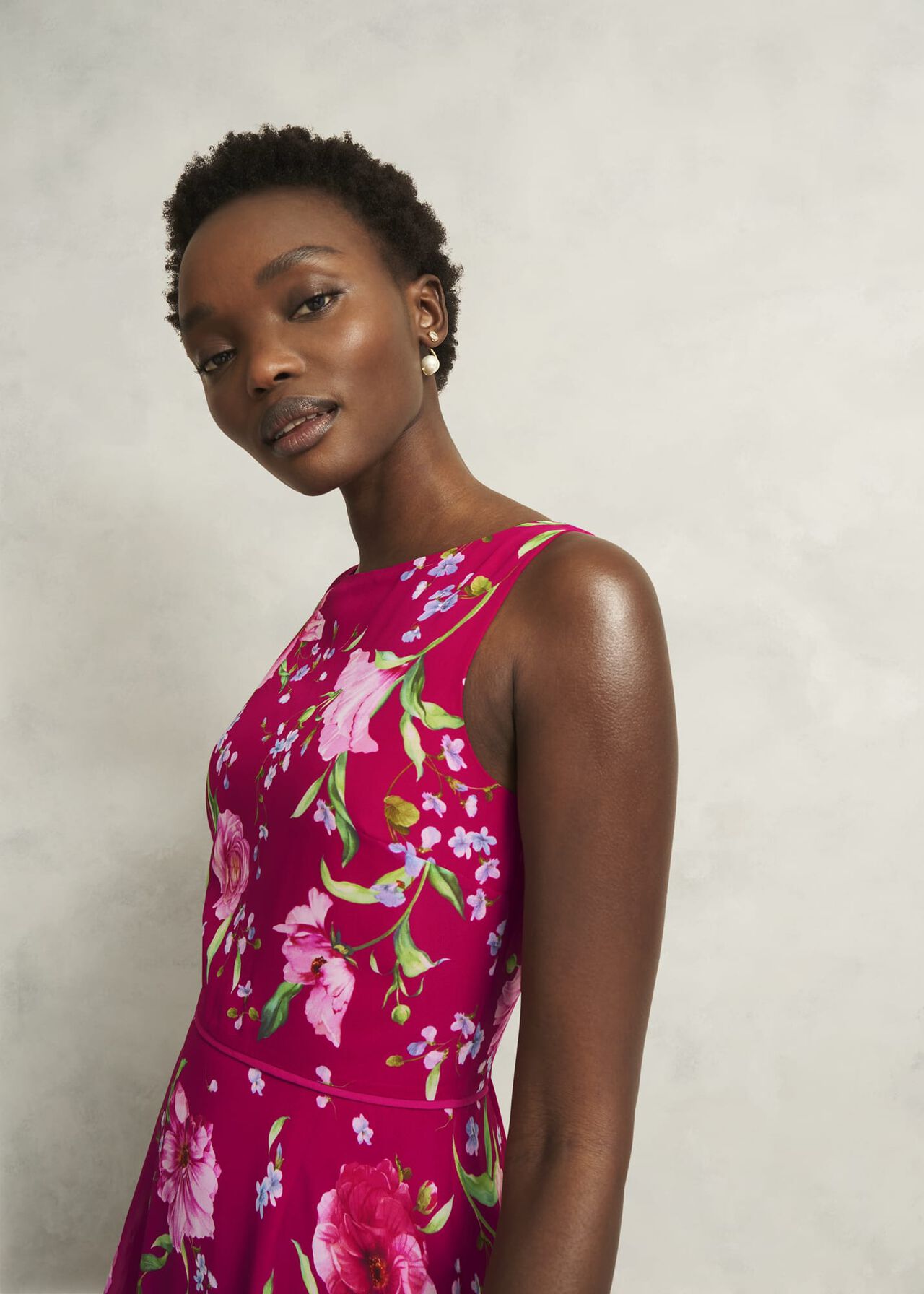 Carly Dress, Pink Multi, hi-res