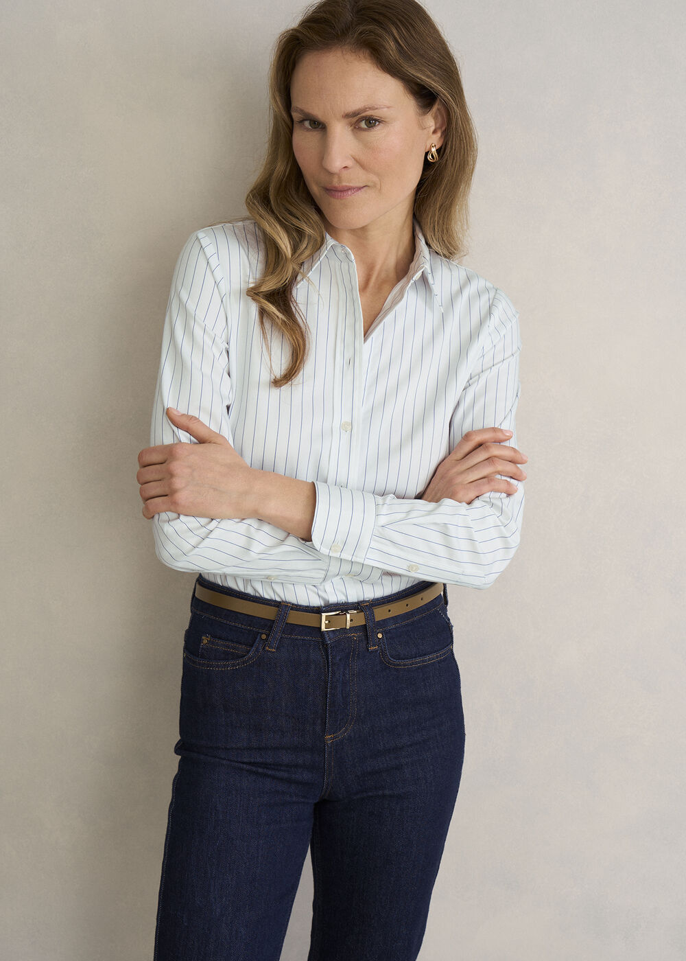 Pauline Skinny Belt, Tan Pepper Red, hi-res