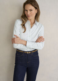 Pauline Skinny Belt, Tan Pepper Red, hi-res