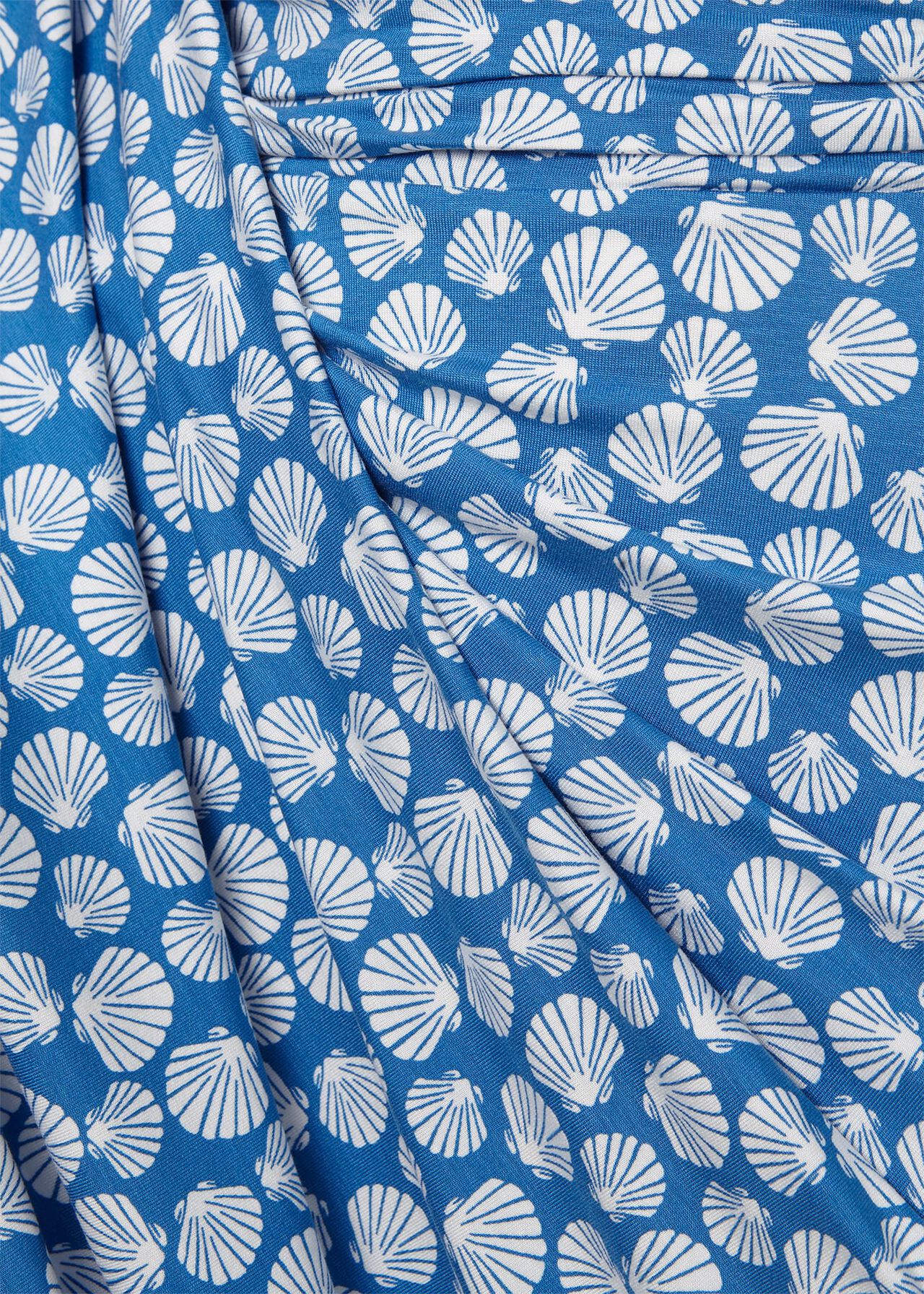 Bayview Jersey Dress, Azure Ivory, hi-res