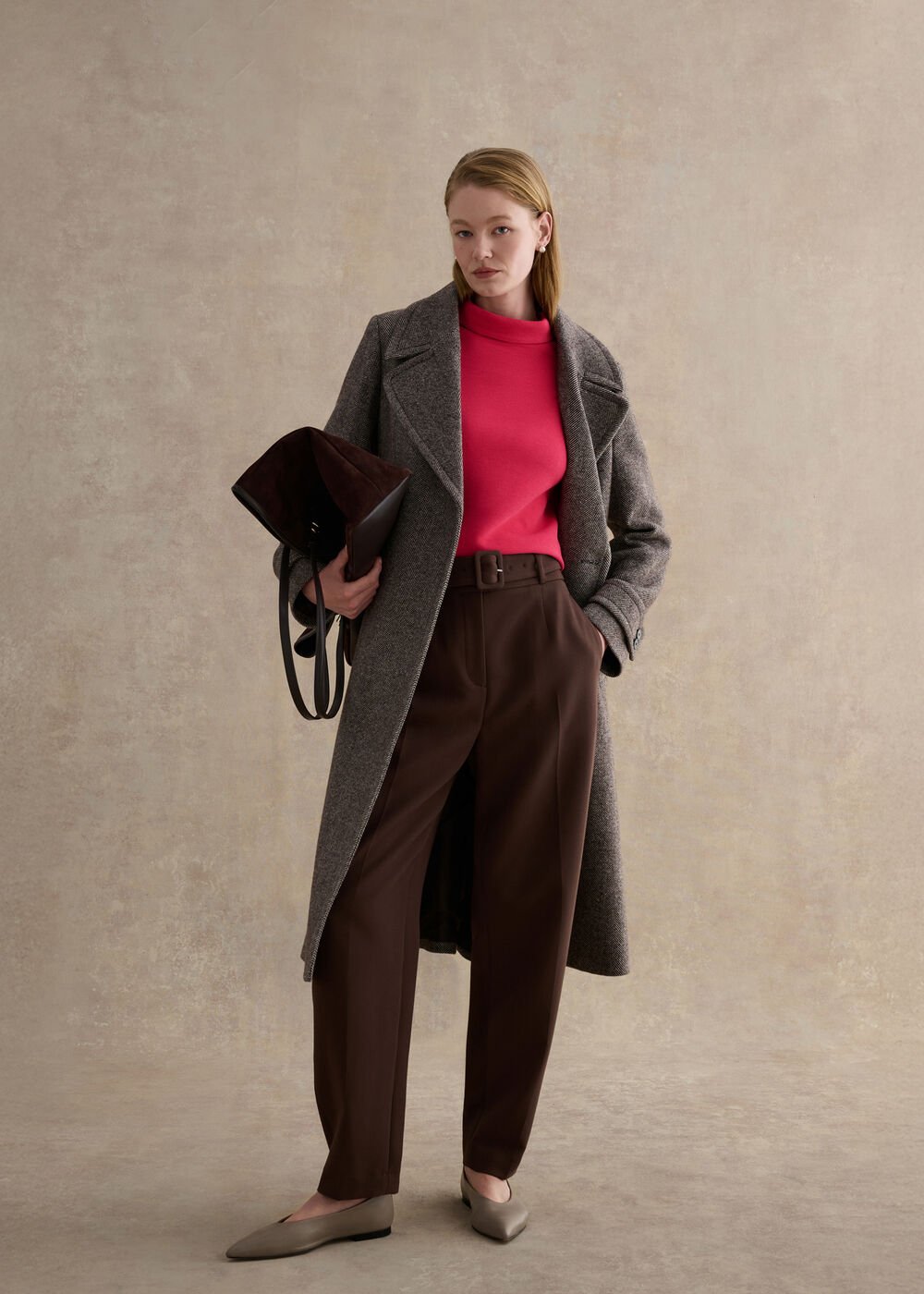 Tali Textured Top, Berry Pink, hi-res