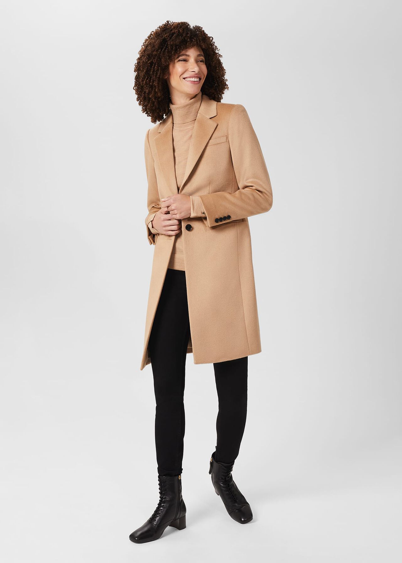 Tilda Wool Coat, Camel, hi-res