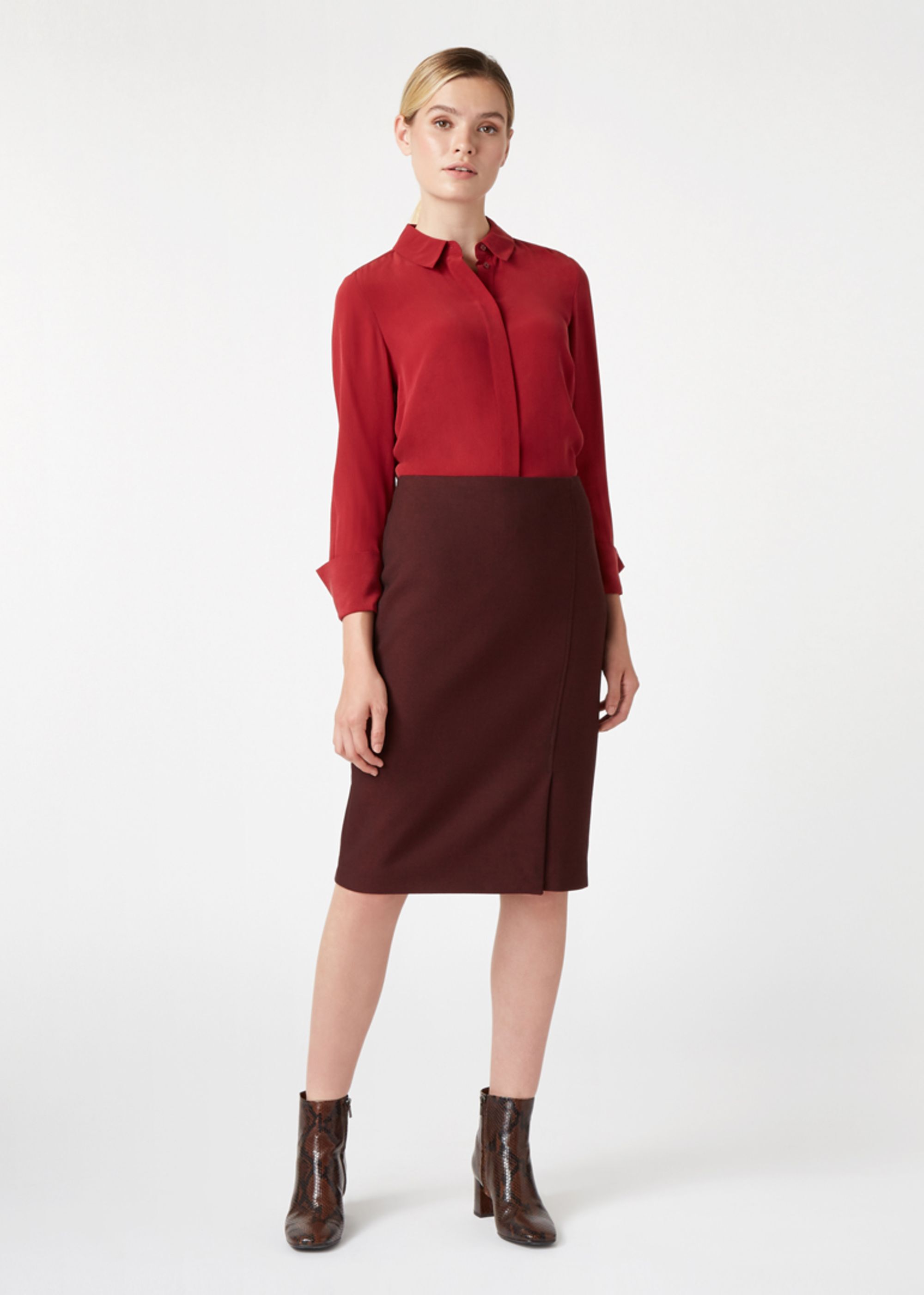 leather skirt hobbs