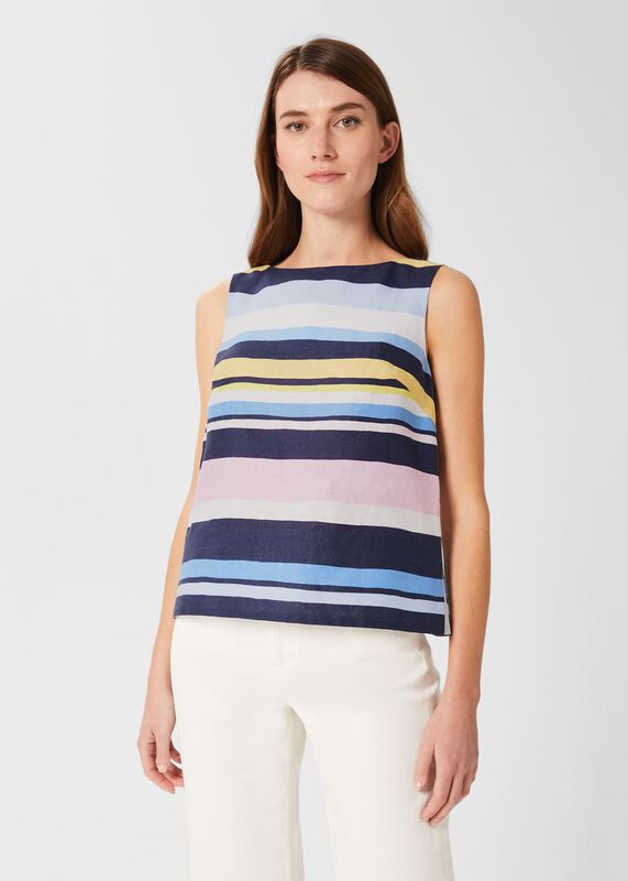 Kinsley Linen Sleeveless Top