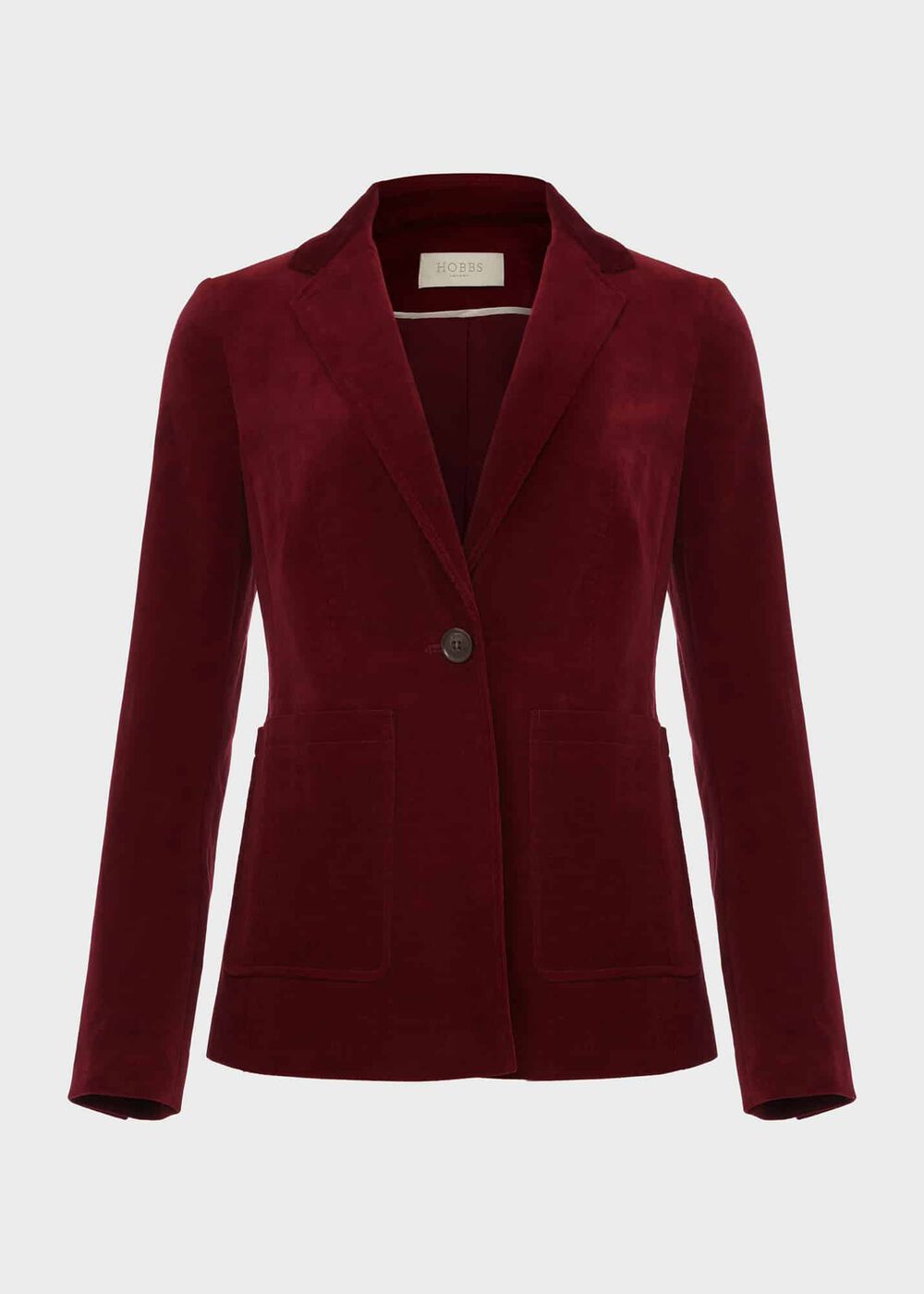 Blake Cord Blazer, Dark Red, hi-res