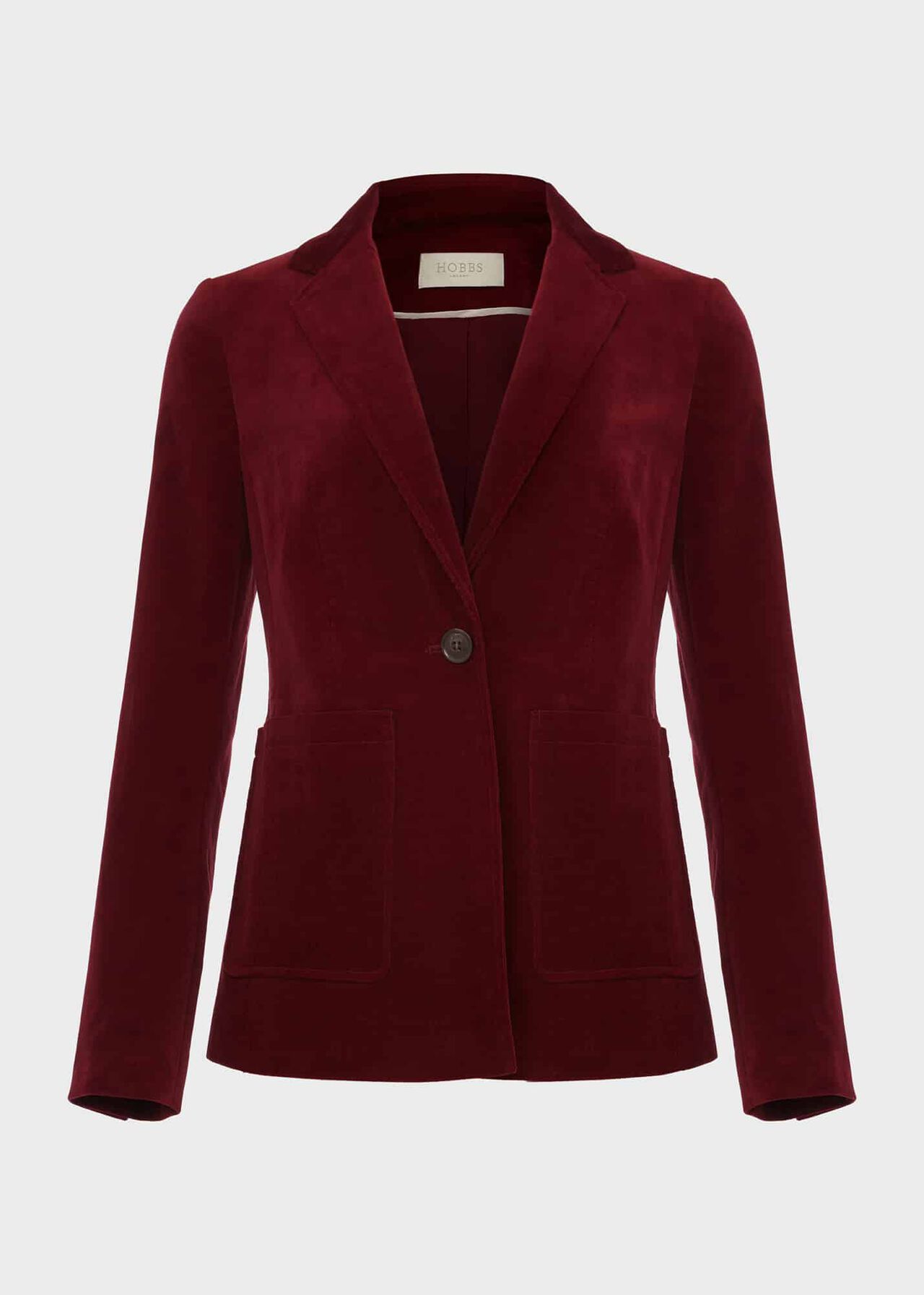 Blake Cord Blazer, Dark Red, hi-res
