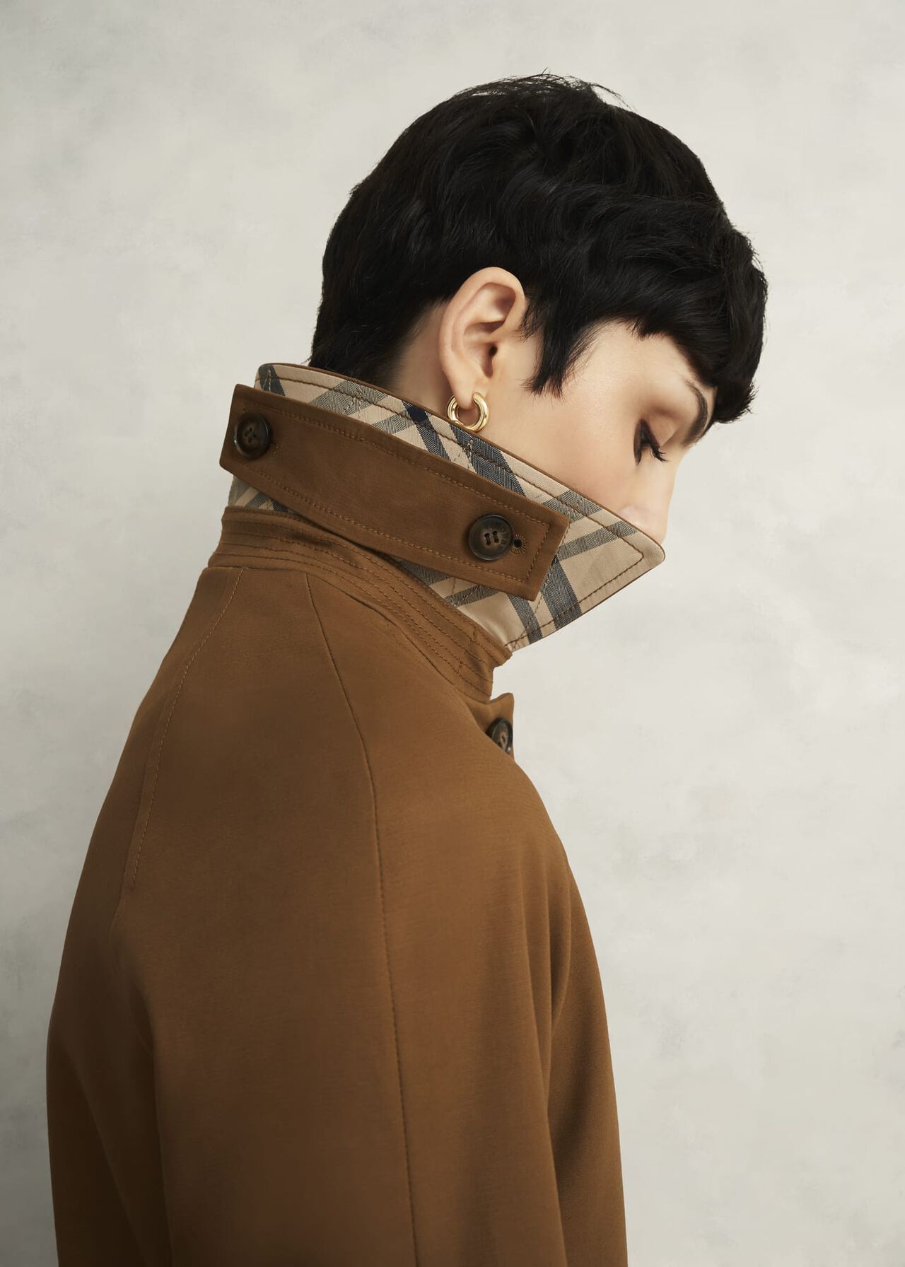 Kentmere Shower Resistant Trench Coat, Vicuna, hi-res