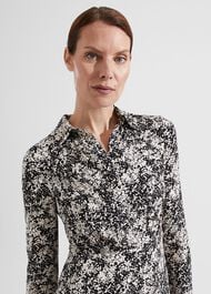 Sacha Dress, Black Cream, hi-res