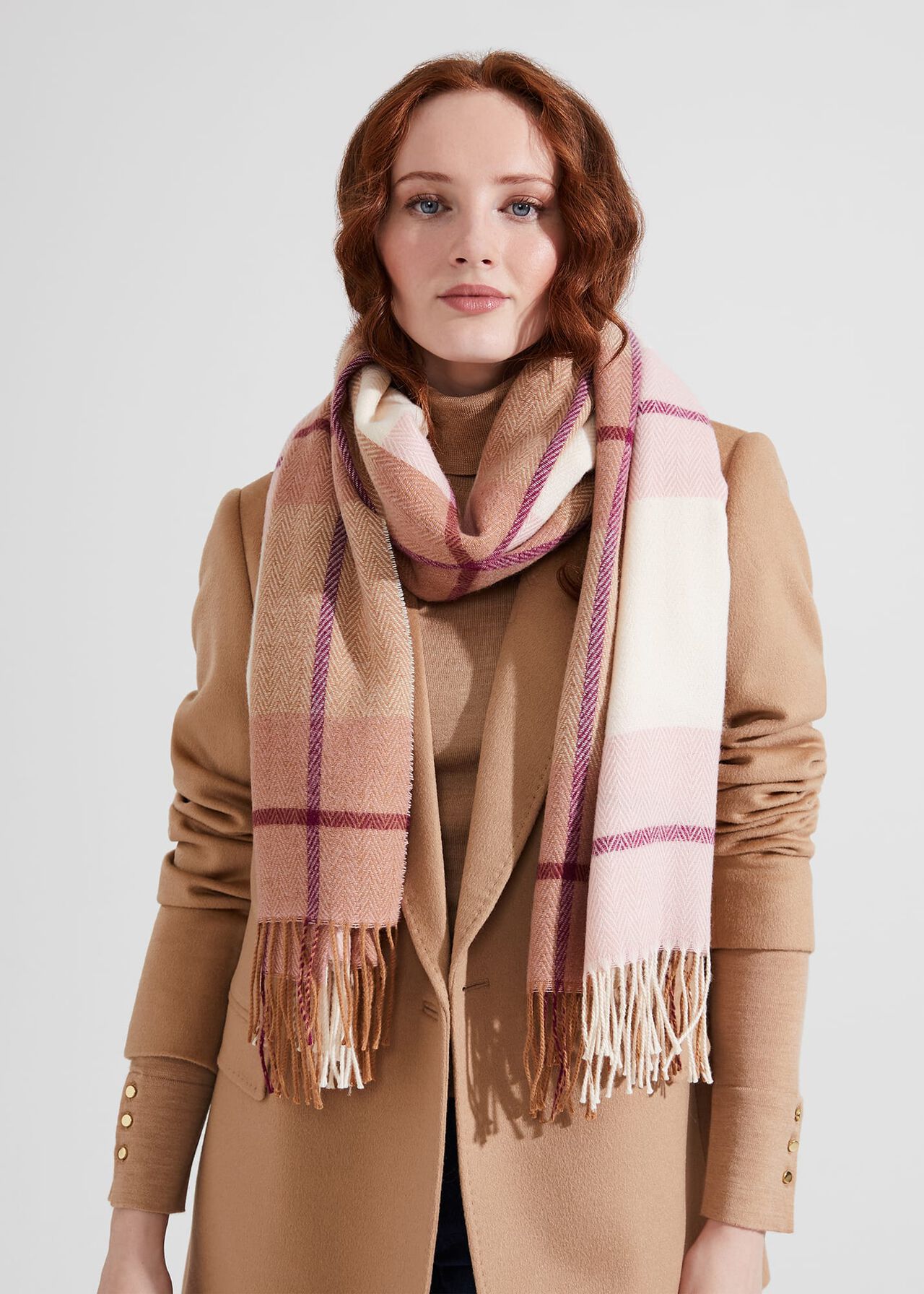 Yasmina Scarf, Camel Multi, hi-res