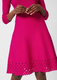 Myra Knitted Dress, Orchid Pink, hi-res