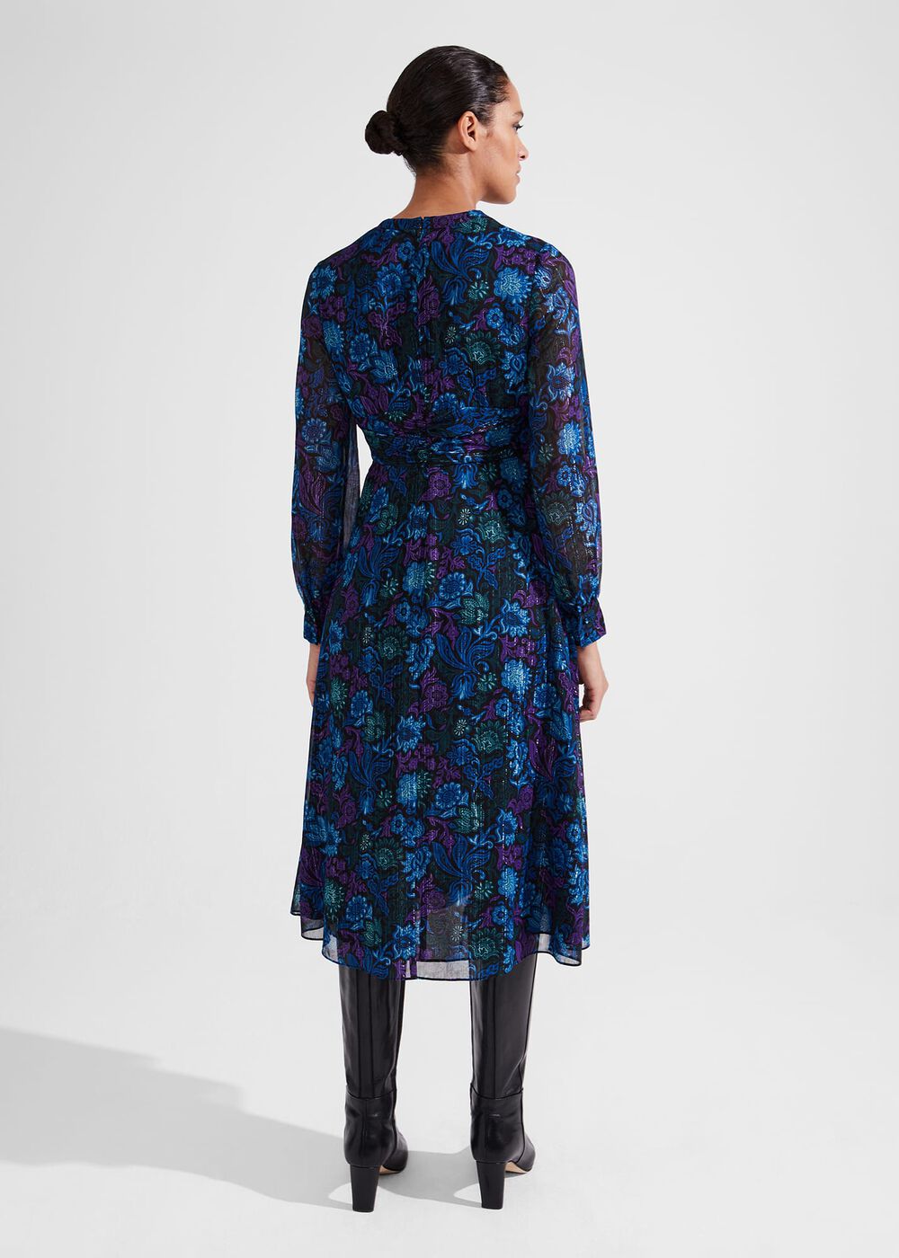 Saffron Dress, Black Multi, hi-res