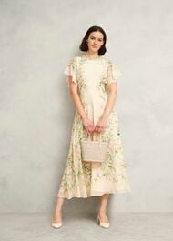 Posie Woven Leather Bag, Chalk Beige, hi-res