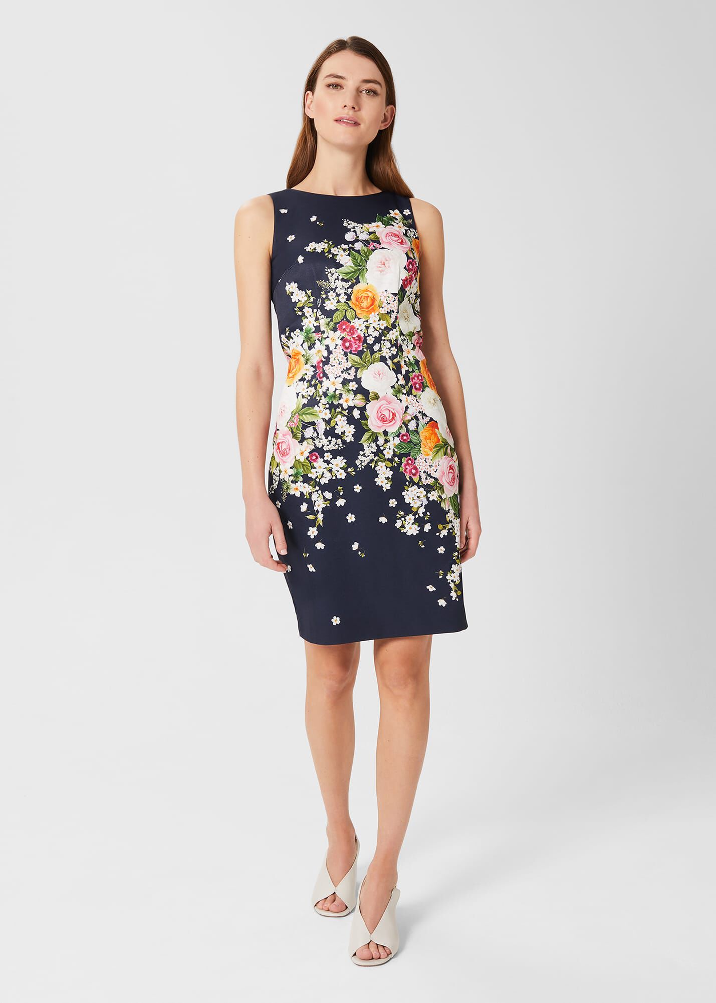 Hobbs sales navy dress
