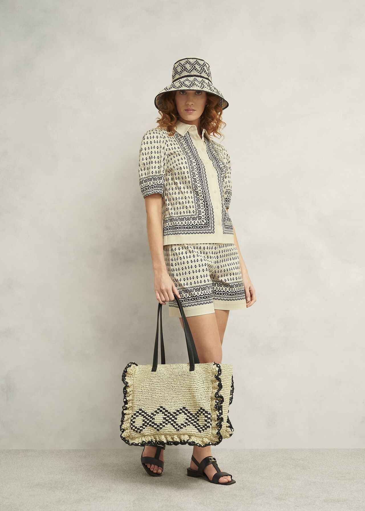 Romy Ruffle Bag, Natural Black, hi-res