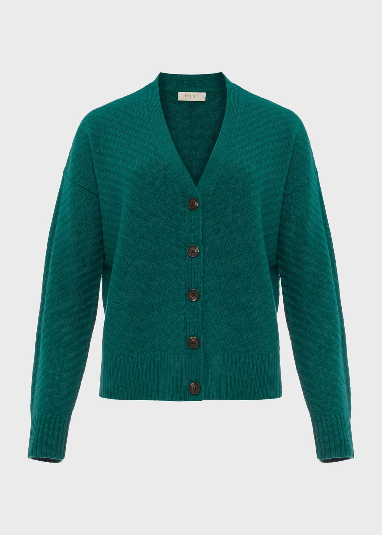 Lilla Cardigan With Wool, Jade Green, hi-res