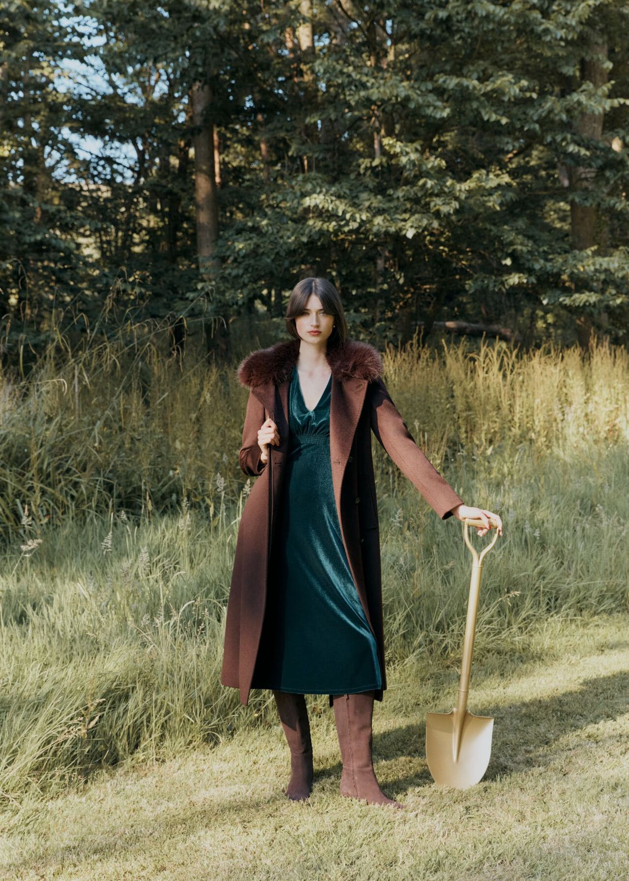 Dormer Velvet Dress Outfit, , hi-res