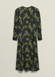 Petite Alison Dress, Navy Green, hi-res