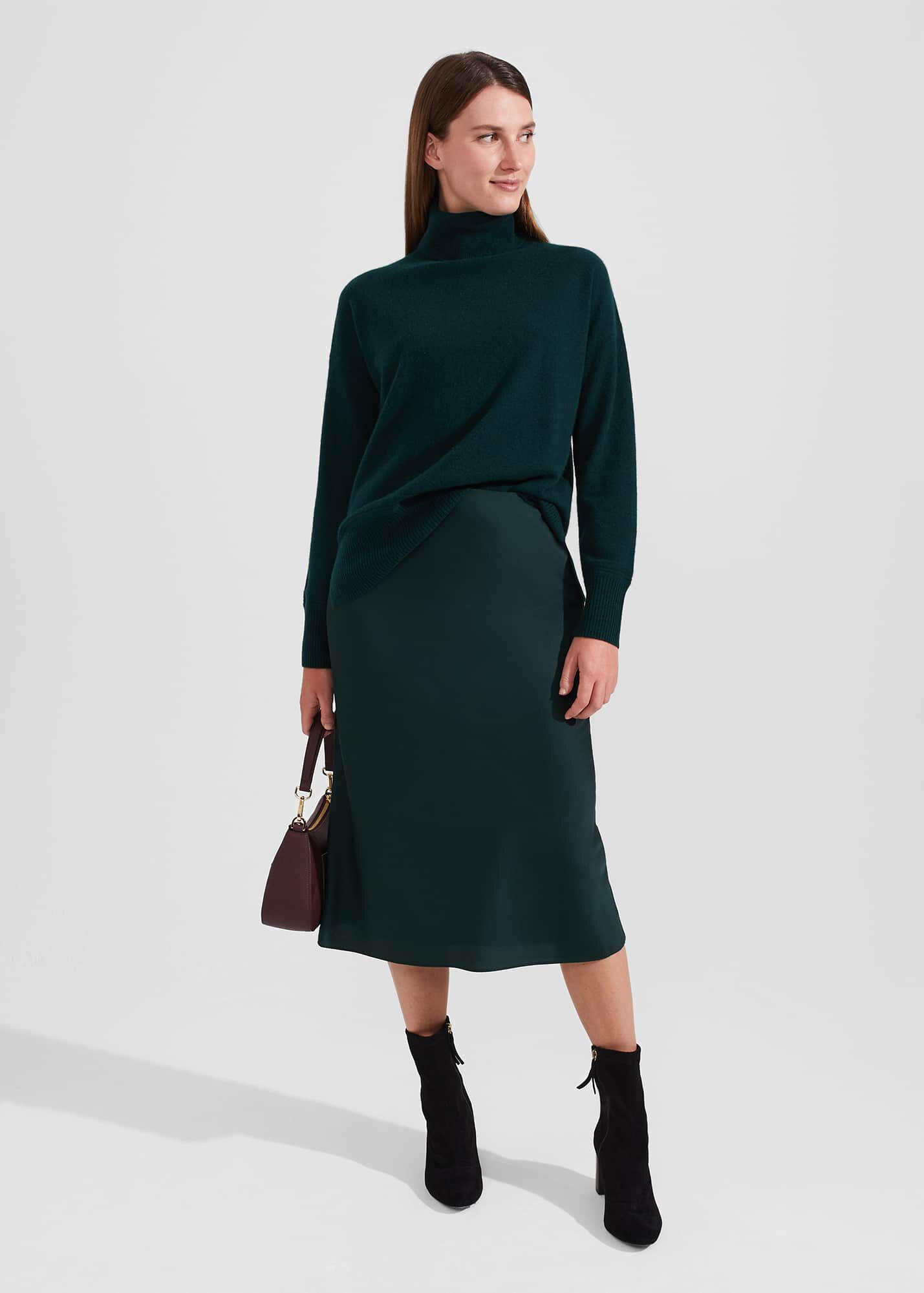 Satin skirt 2025 and jumper