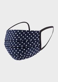 Pack Of Two Reusable Face Masks Non-Medical, Navy Multi, hi-res