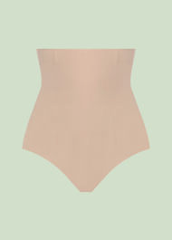 Moderate Control High Waist Slimming Brief, Frappe, hi-res