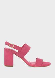 Blake Heeled Sandal, Bright Pink, hi-res