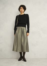 Perronet Skirt, Black Gold, hi-res