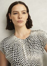 Aria Earrings, Medlar Brown, hi-res
