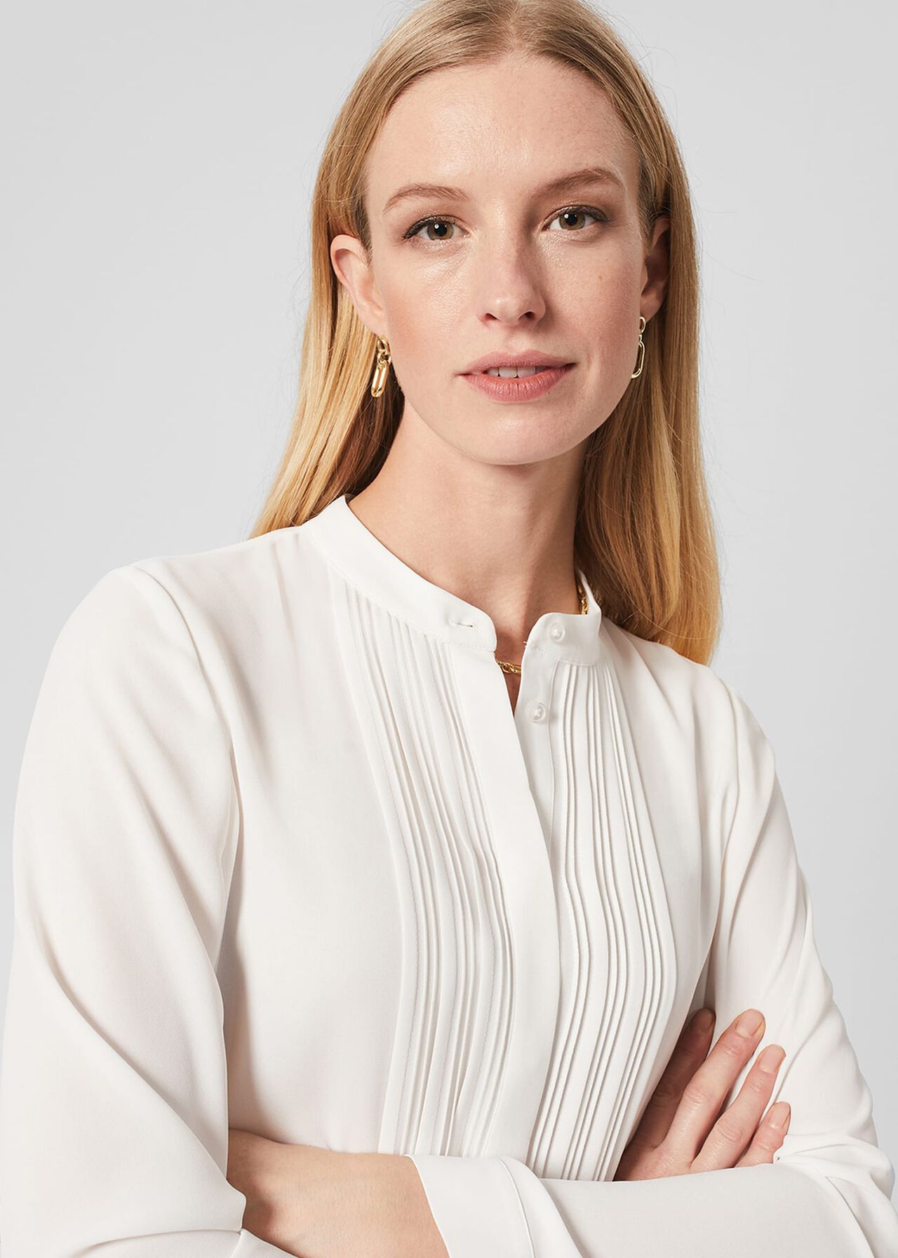 Connie Blouse, Ivory, hi-res