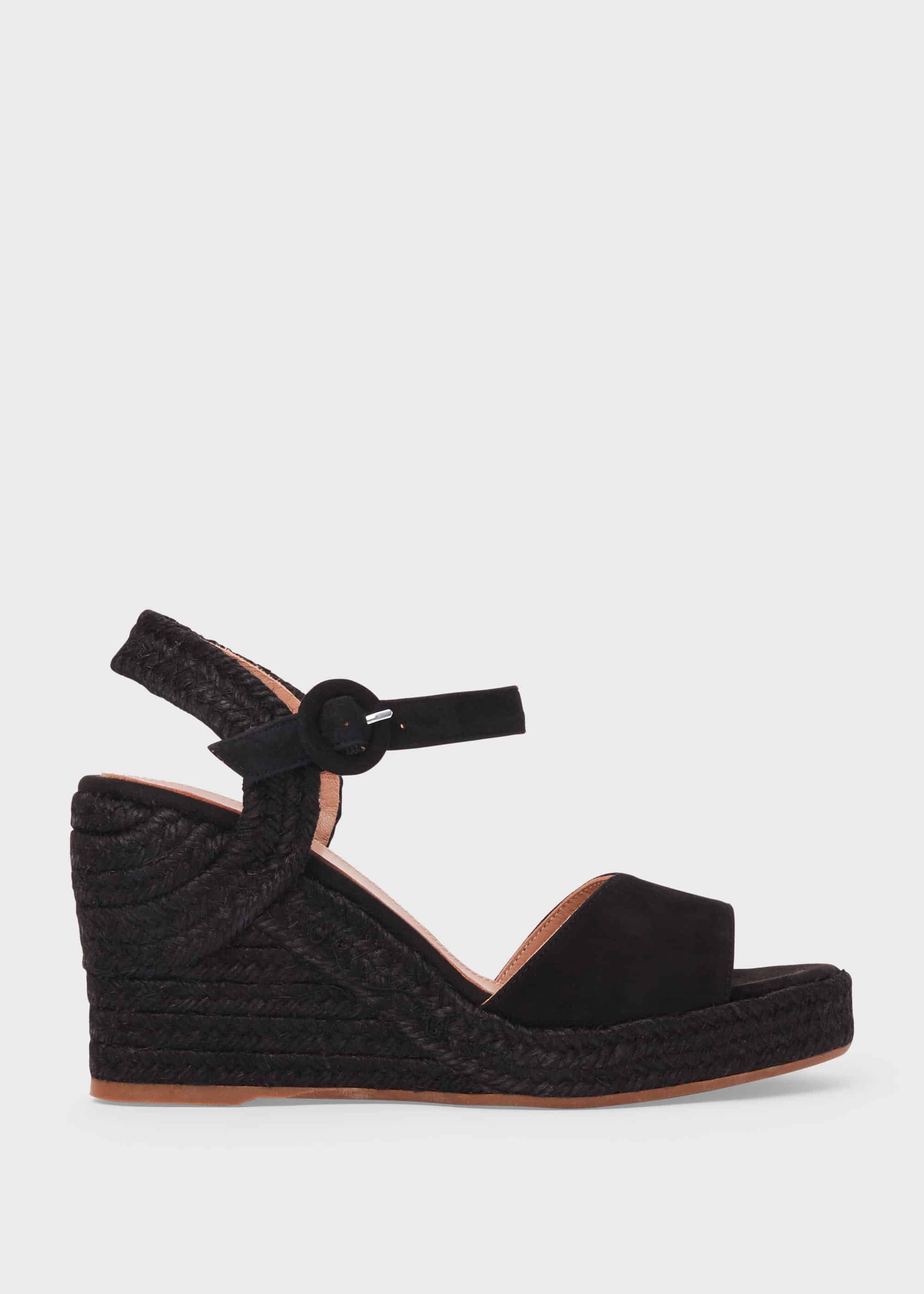 Rae Suede Wedge Espadrilles