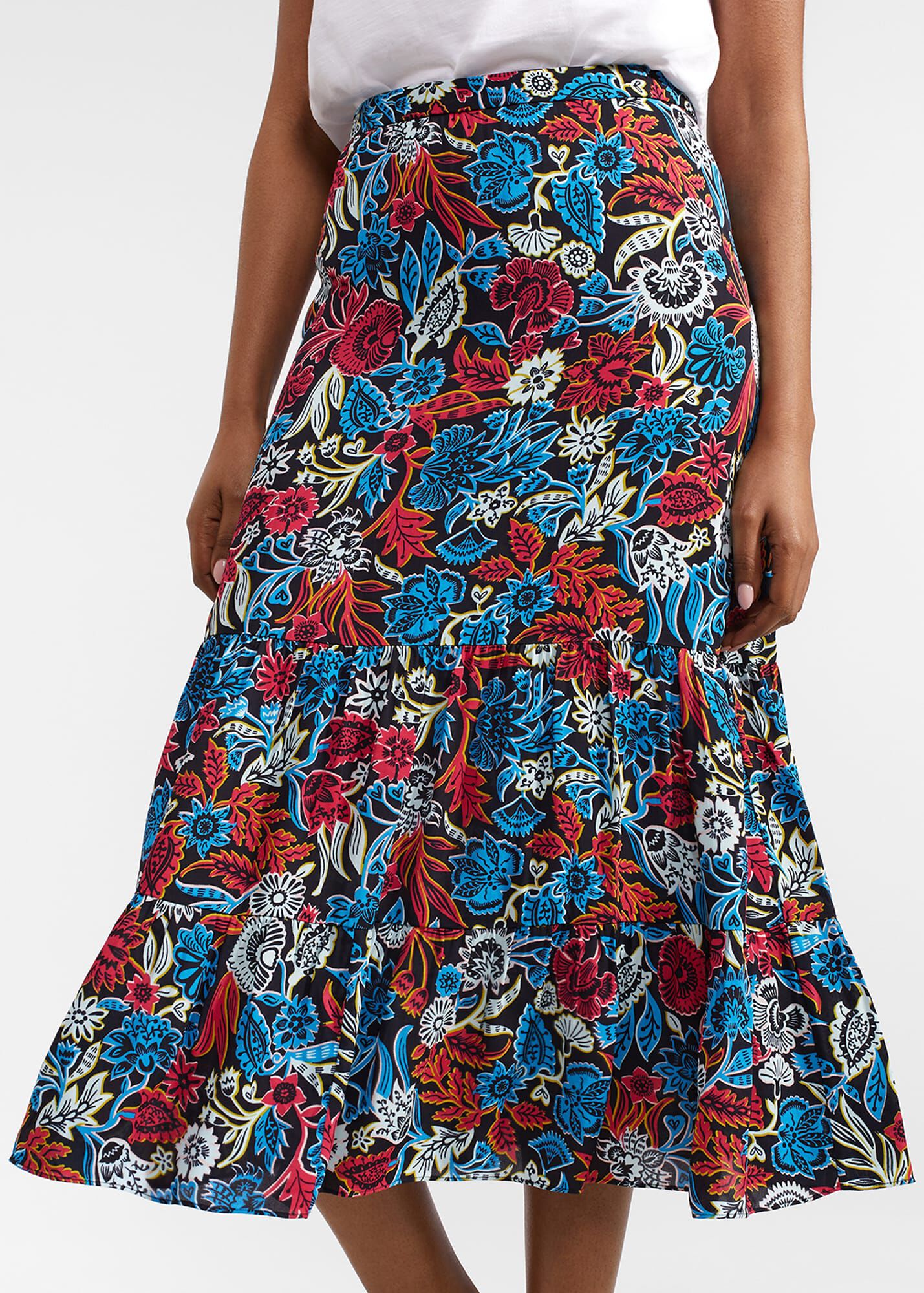 Tilly Skirt - Tan Print