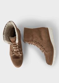 Brooklyn Suede Boots, Stone, hi-res