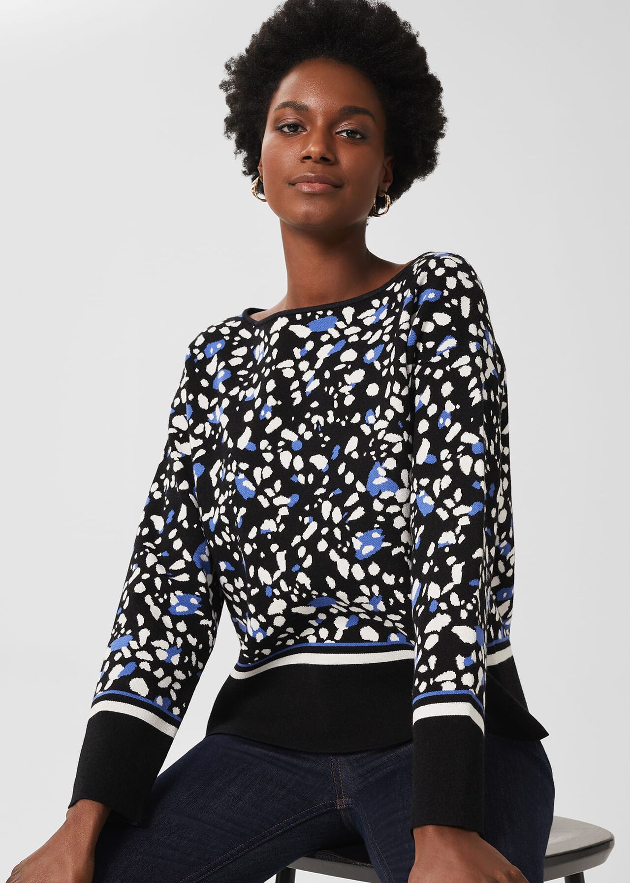 NEW DELILAH FLEECE HOODED SWEATER