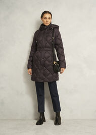 Petite Lumi Puffer, Deep Brown, hi-res