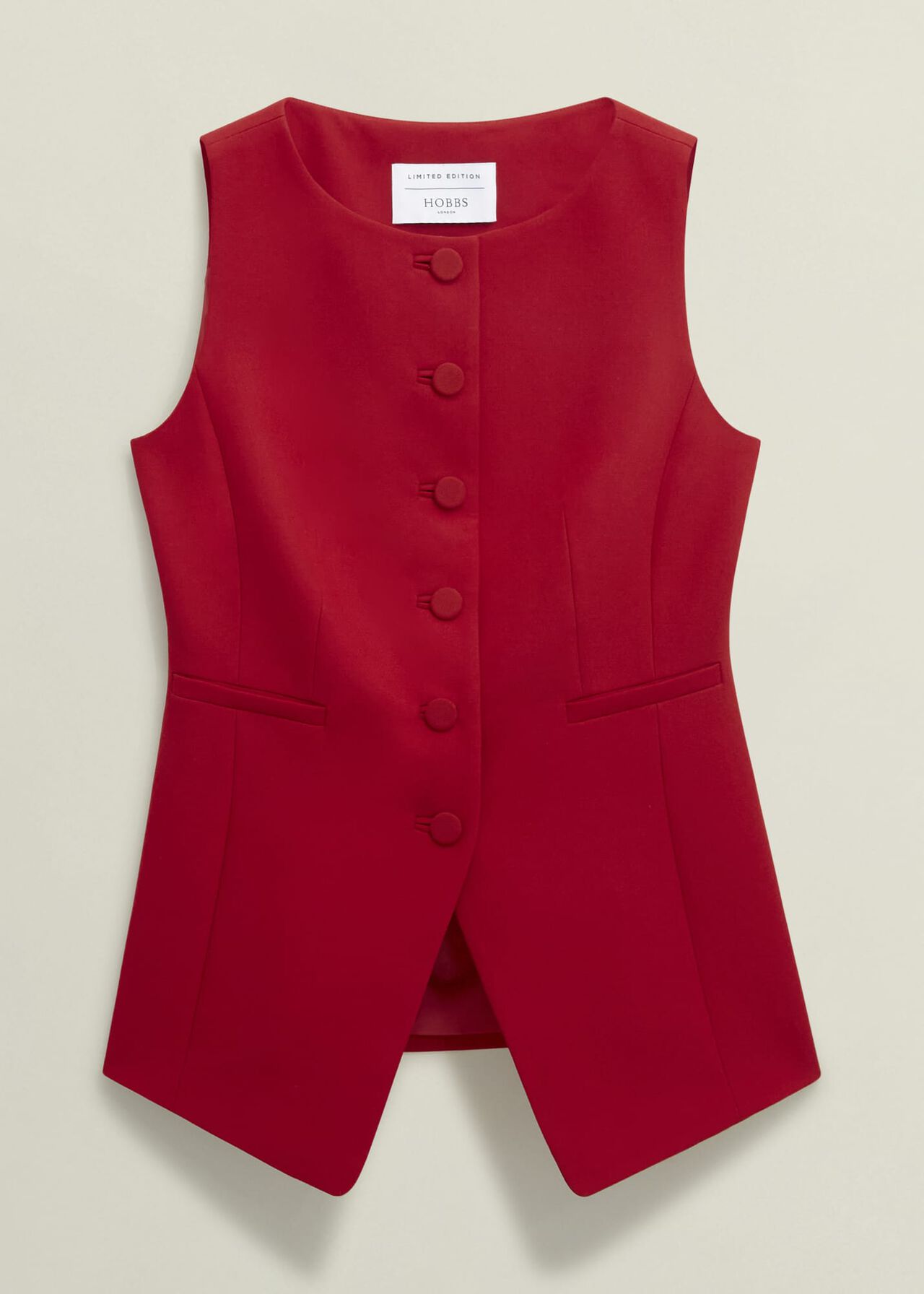 Nova Waistcoat, Pomegranate Red, hi-res