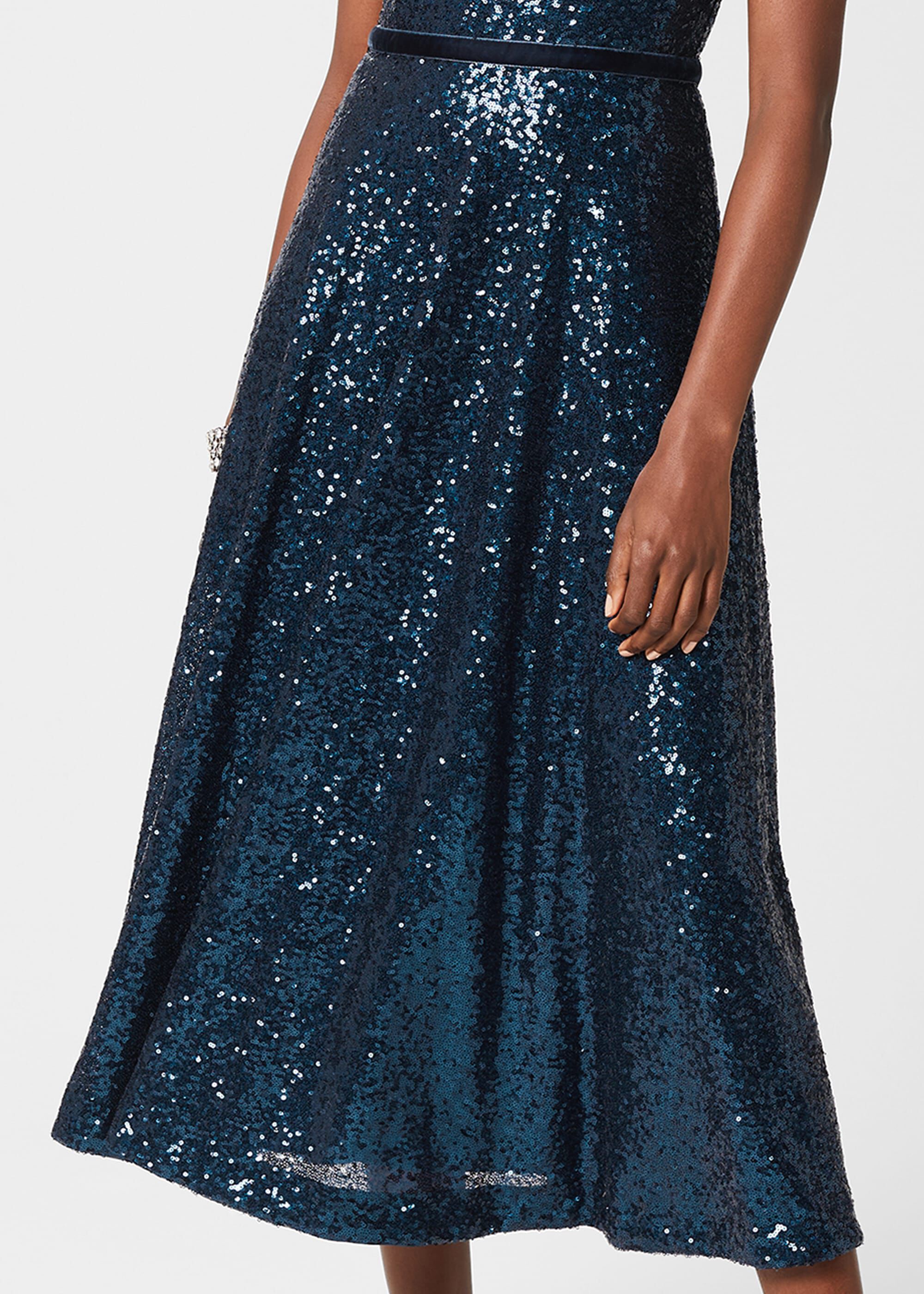 Hobbs carly sequin dress clearance