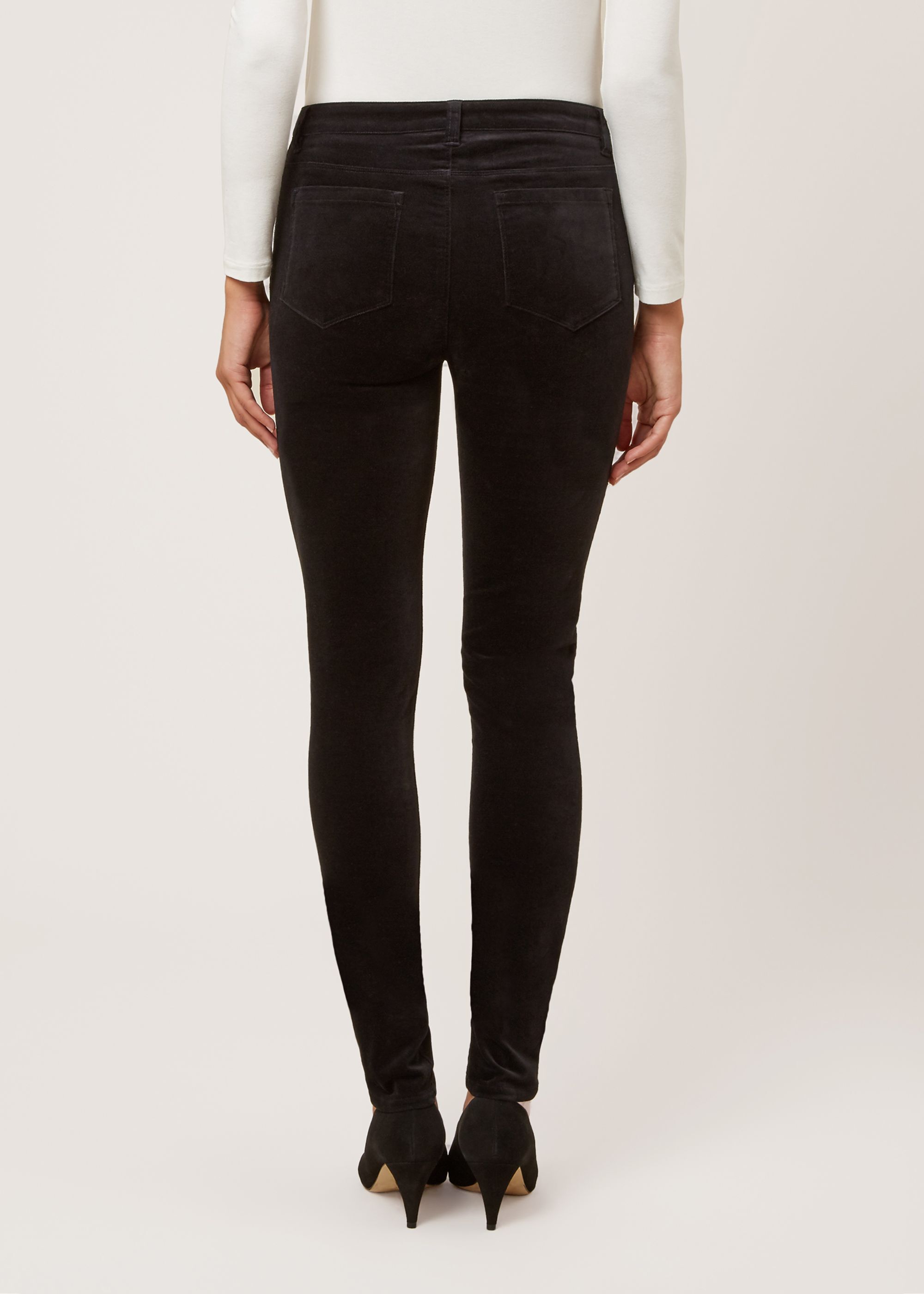 velvet skinny jeans