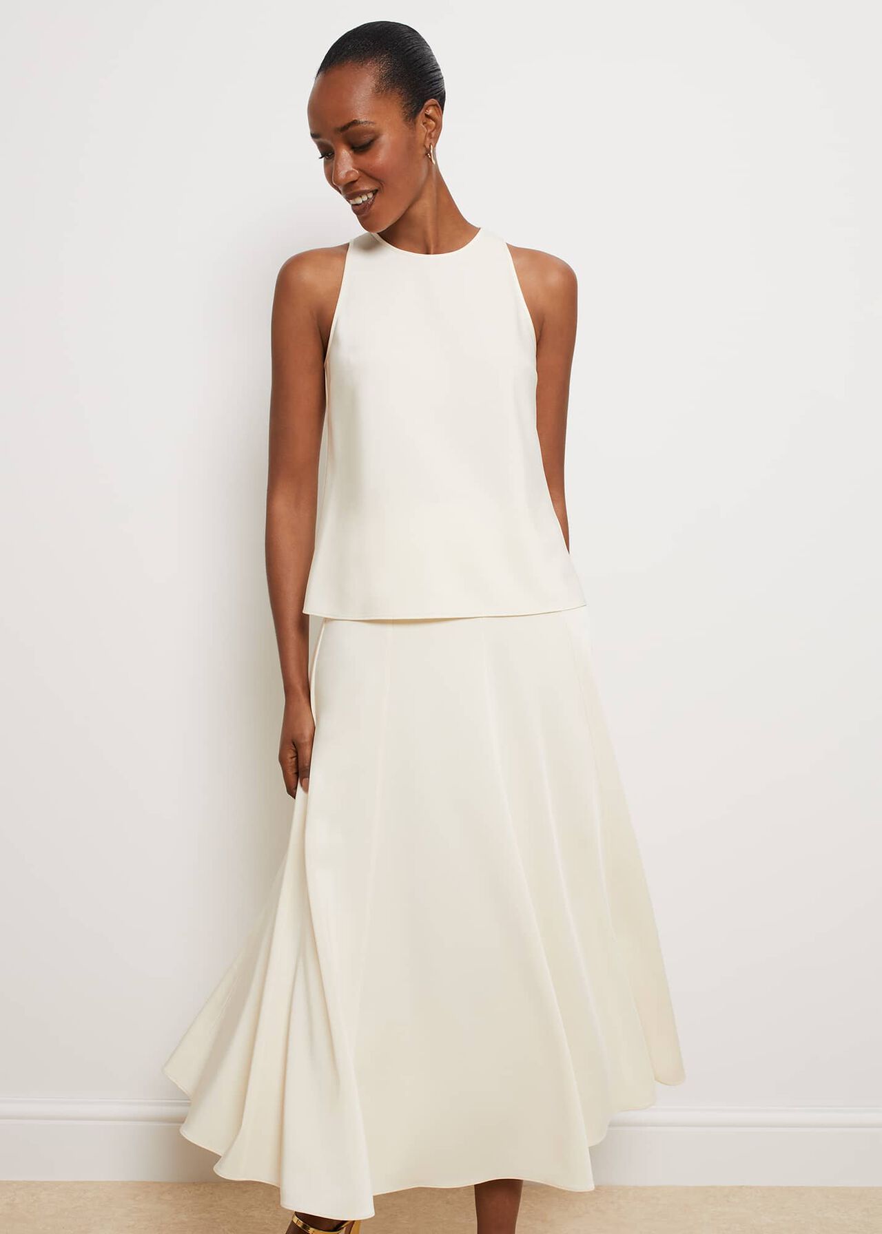 Charteris Cami Top, Buttercream, hi-res