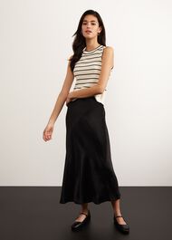 Chelsea Midi Skirt, Black, hi-res