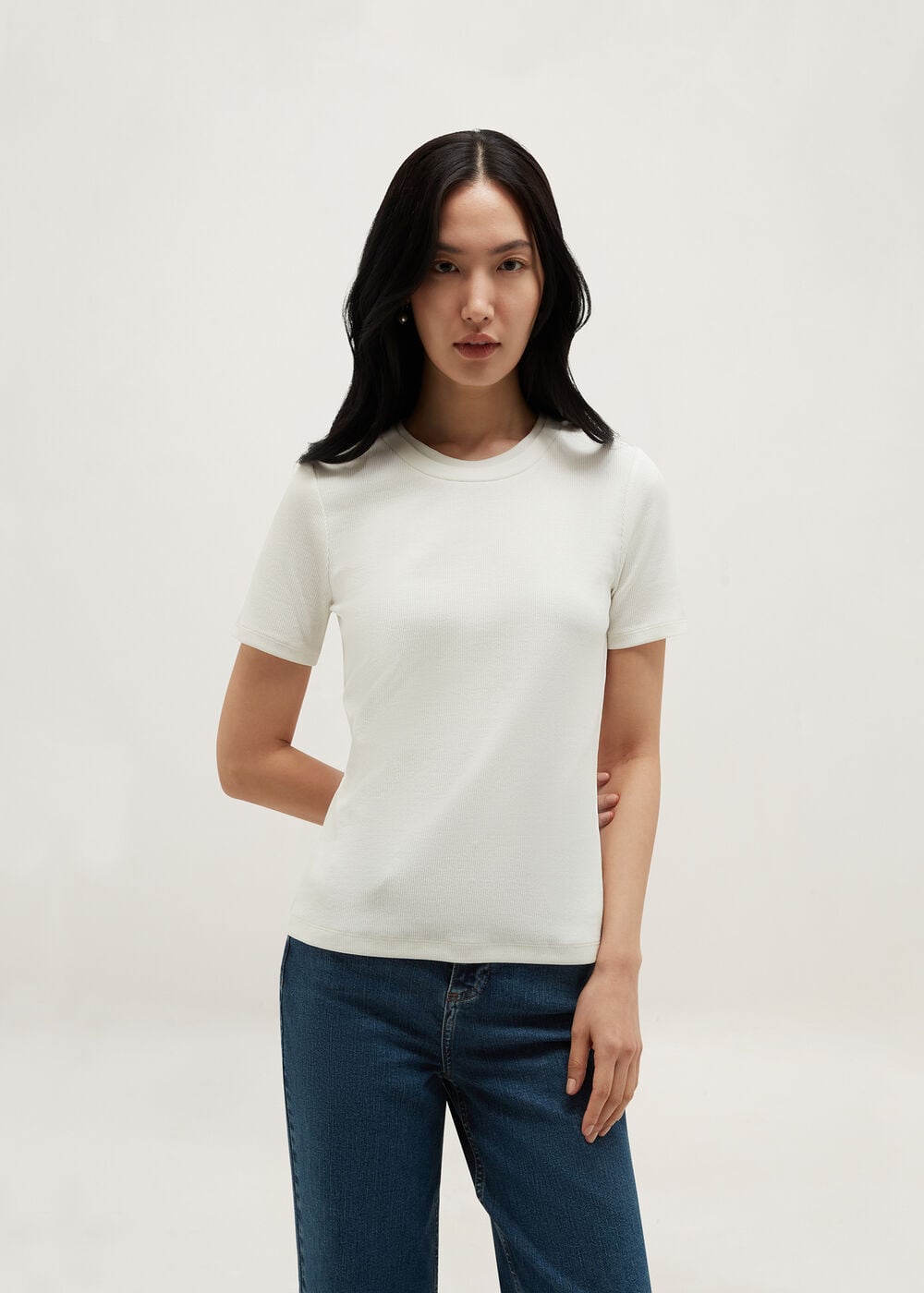 Kali Double Layer Ribbed T-Shirt