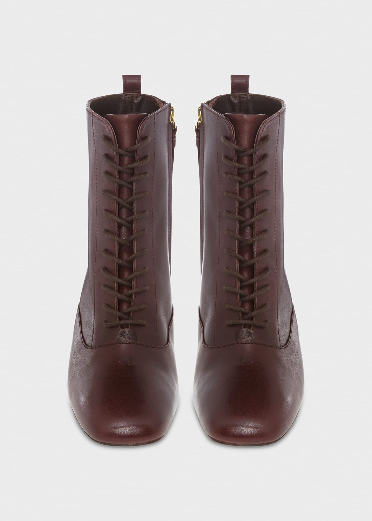Issy Lace Up Boot, Dark Plum, hi-res