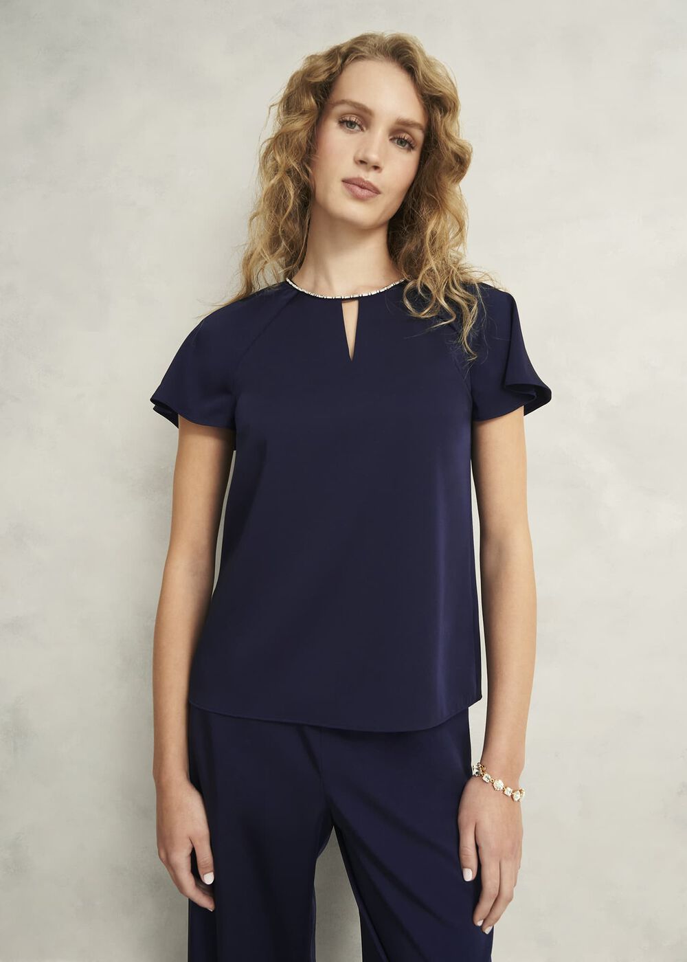 Lulu Embellished Top, Midnight, hi-res